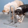 Menjadora per a gos amb alçada regulable